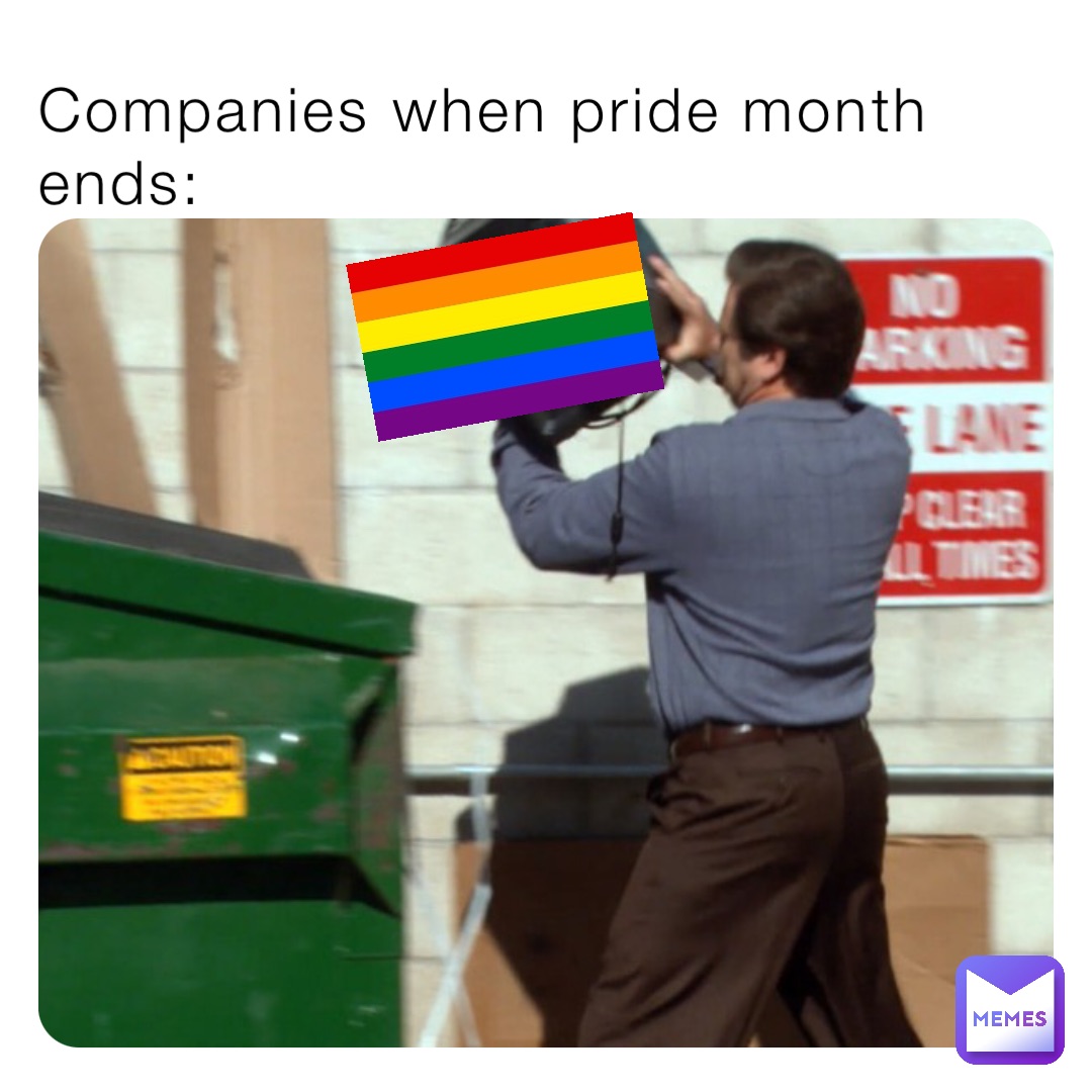 Companies when pride month ends: