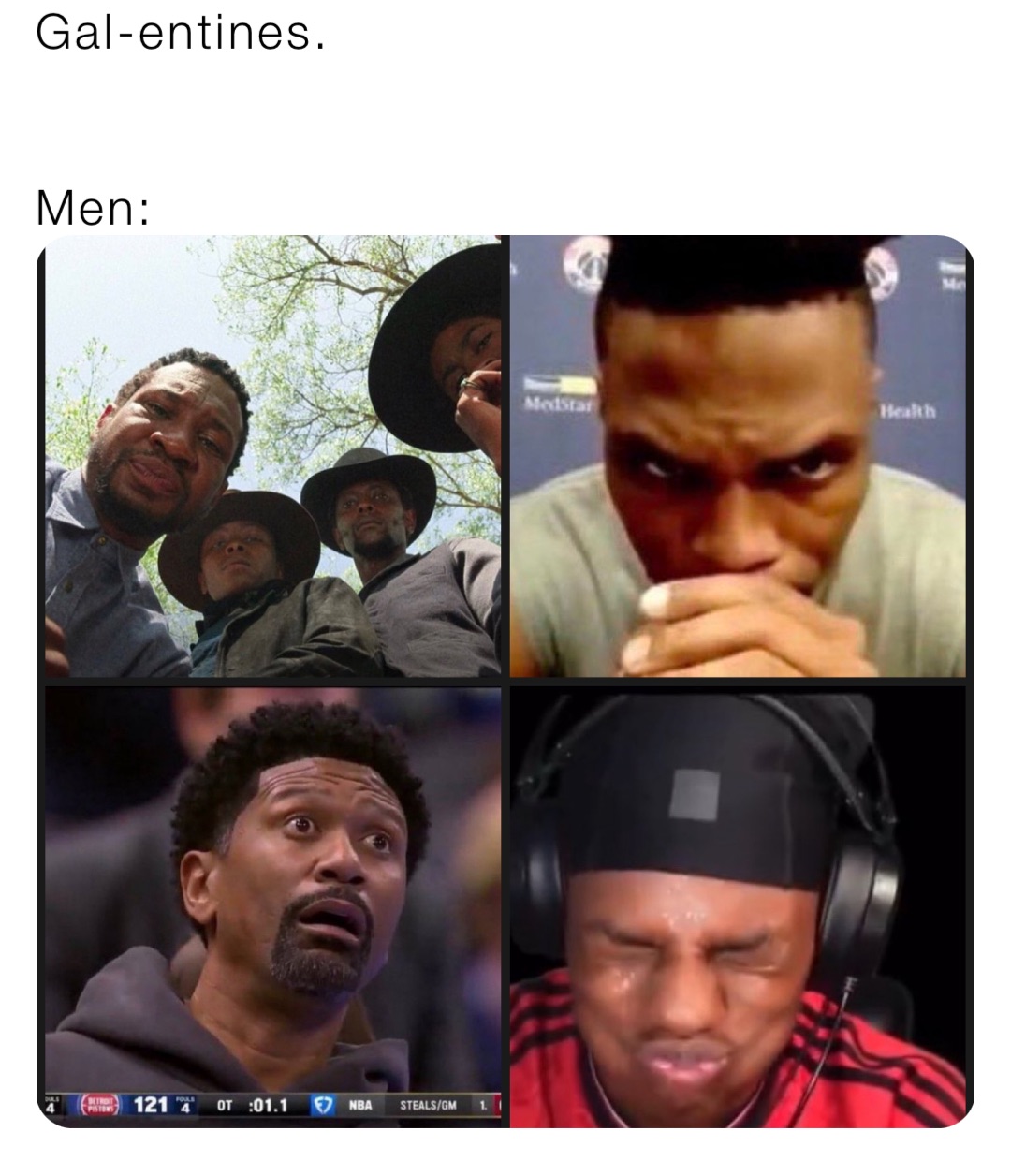 Gal-entines.


Men: