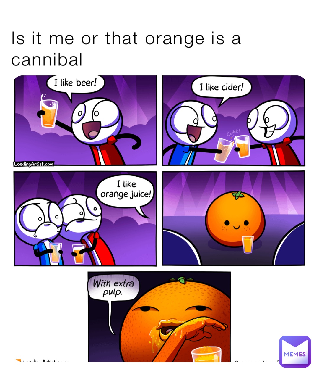 Is it me or that orange is a cannibal