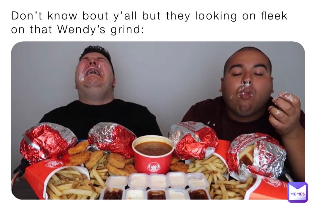 Don’t know bout y’all but they looking on fleek on that Wendy’s grind: