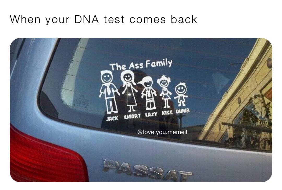 When your DNA test comes back