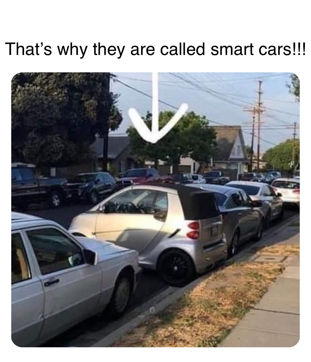 Double tap to edit That’s why they are called smart cars!!!