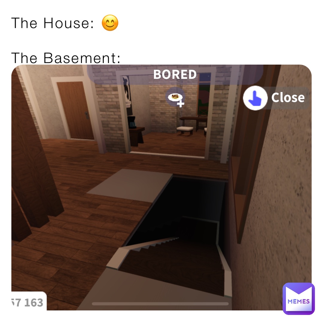 The House: 😊

The Basement: