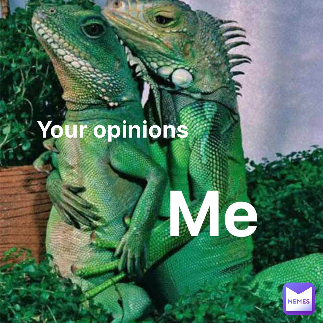 Your opinions ME