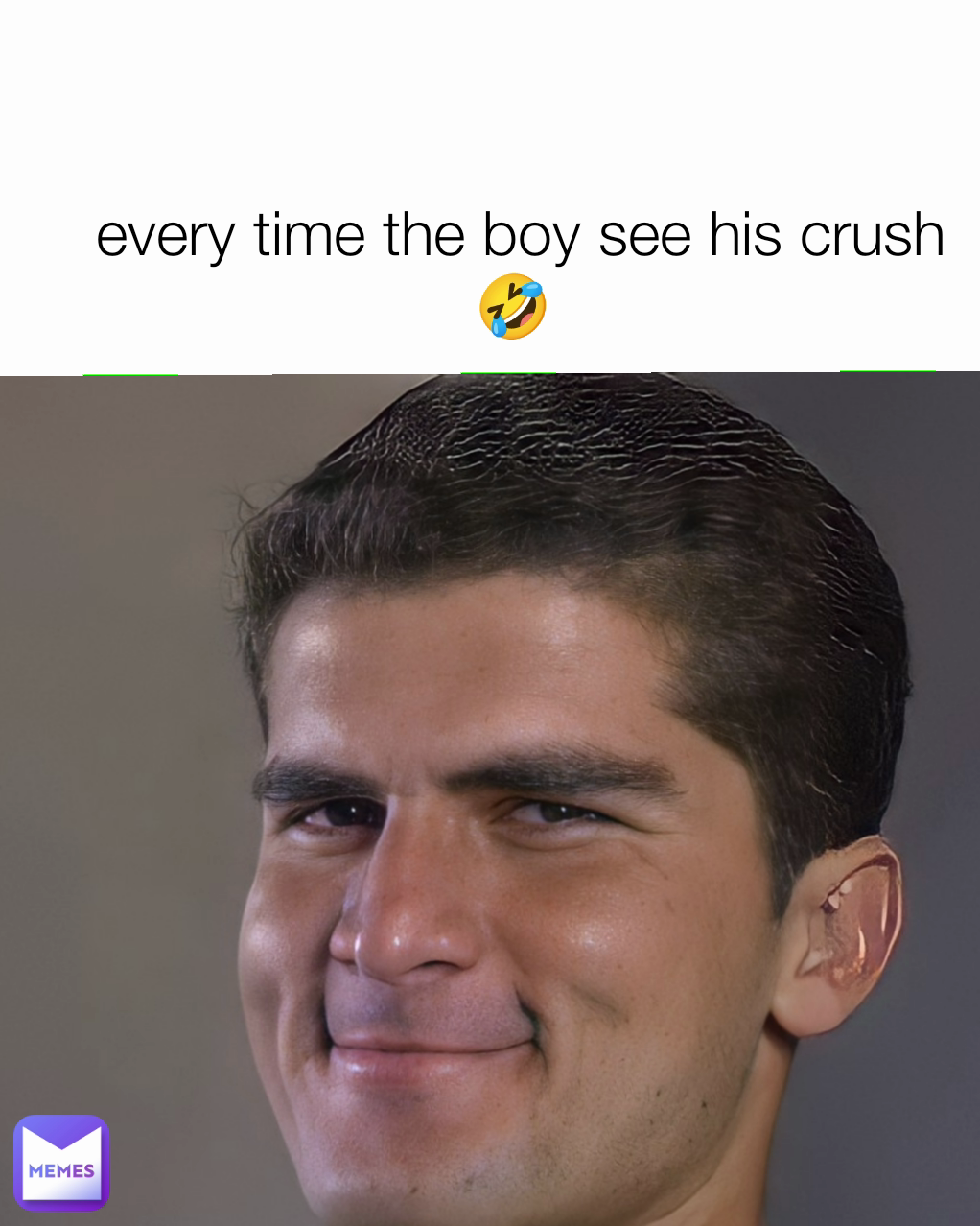 every time the boy see his crush 🤣 
