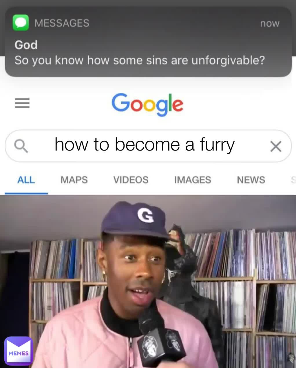 Meme shared by @greenfoge
