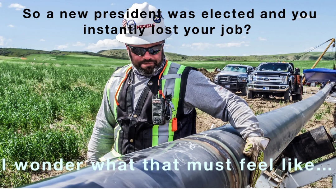So a new president was elected and you instantly lost your job? I wonder what that must feel like… So a new president was elected and you instantly lost your job
