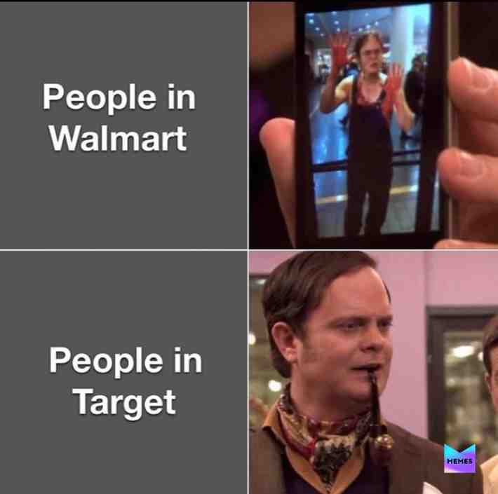 Target or Walmart? #dundermifflinmemer