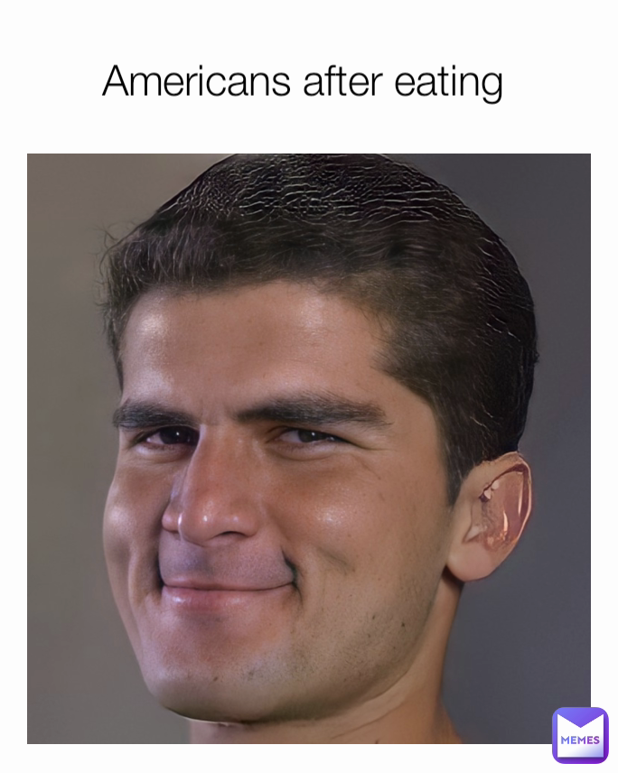 Americans after eating 