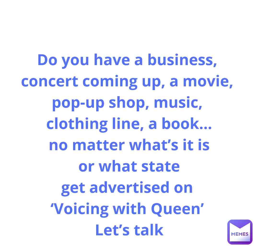 # #queenbutterfliesllc #voicingwithqueen Serious inquiries only. Submit request at queenbutterfliesllc@gmail.com and put in subject line ‘advertisement’ along with your contact information. I support all states. #advertisment #voicingwithqueen #networking #onestopshop #blog #US #UK #weeverywhere #subscribe