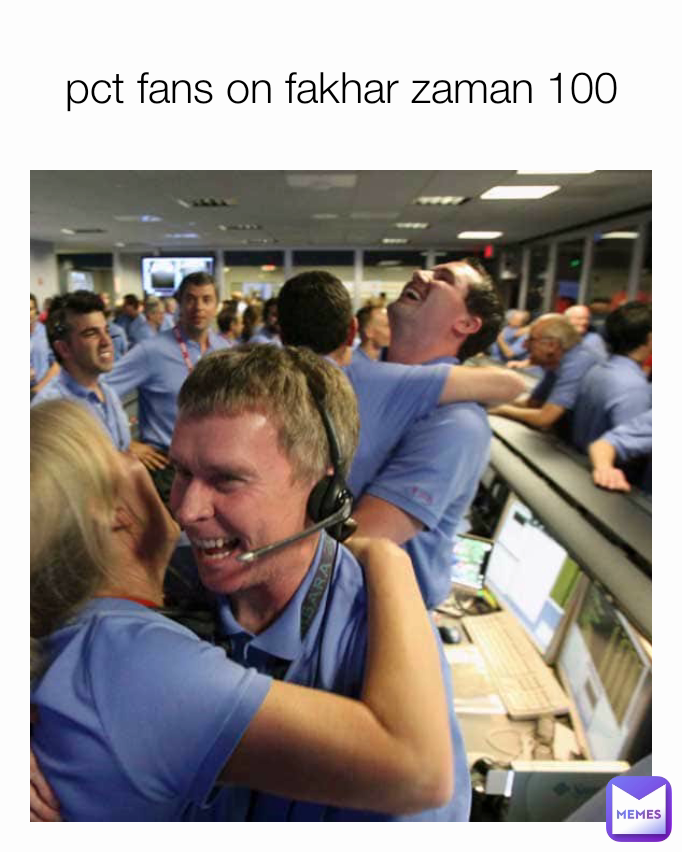 pct fans on fakhar zaman 100