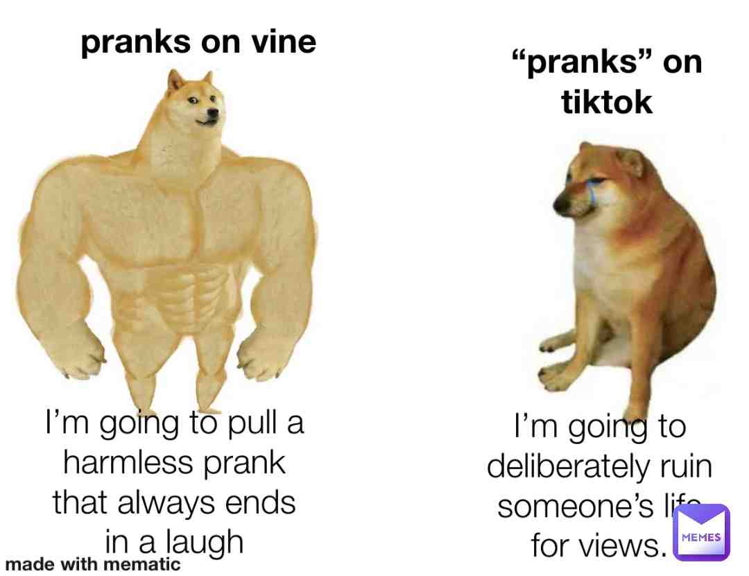gotta get internet fame, I guess