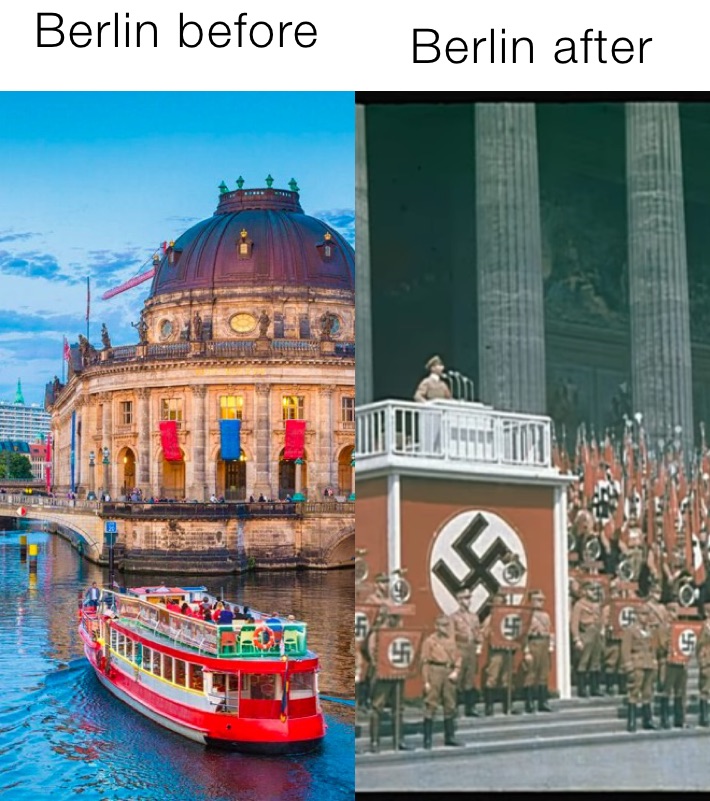 Berlin before article 13 happens  Berlin after 