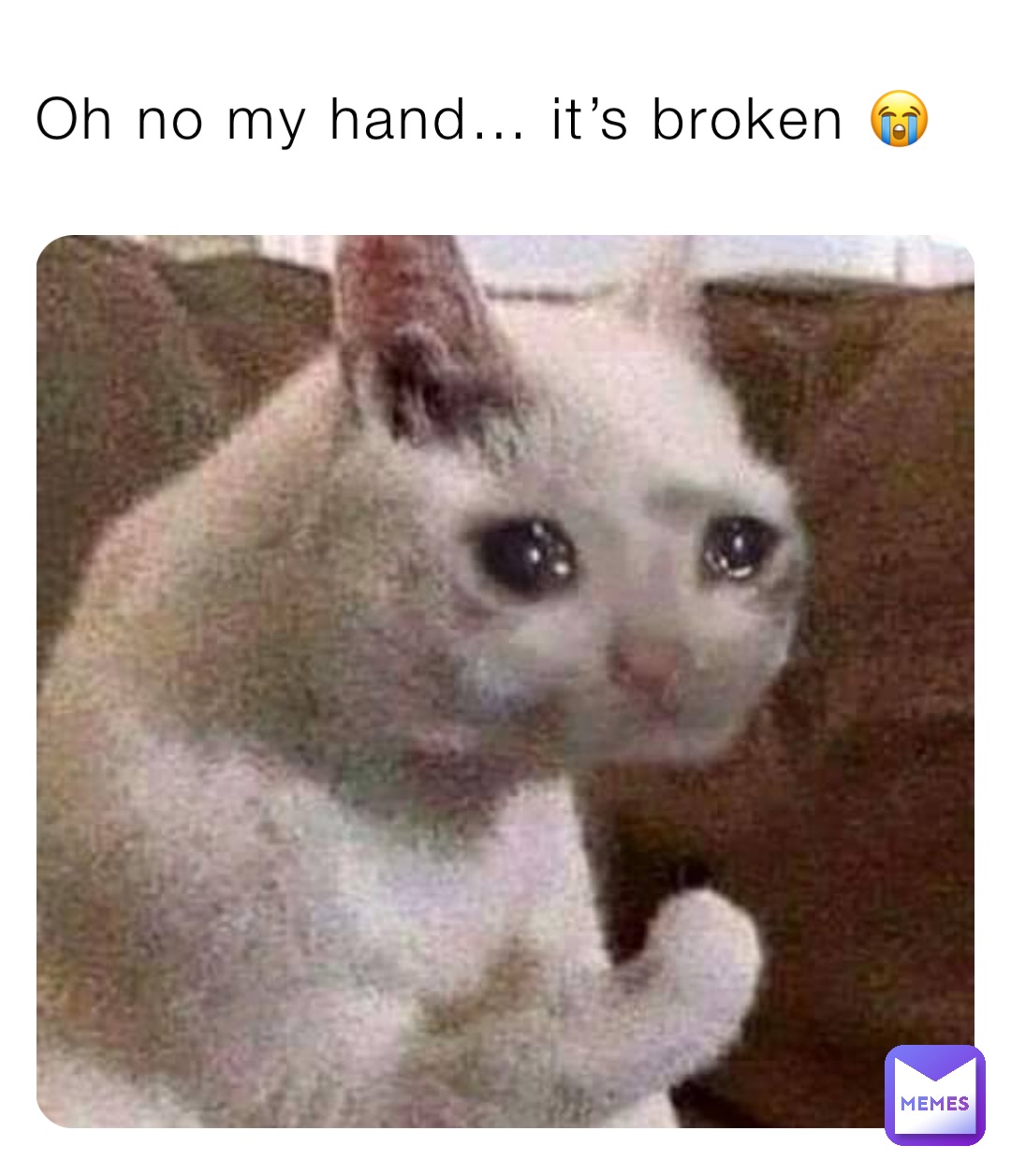 Oh no my hand… it’s broken 😭