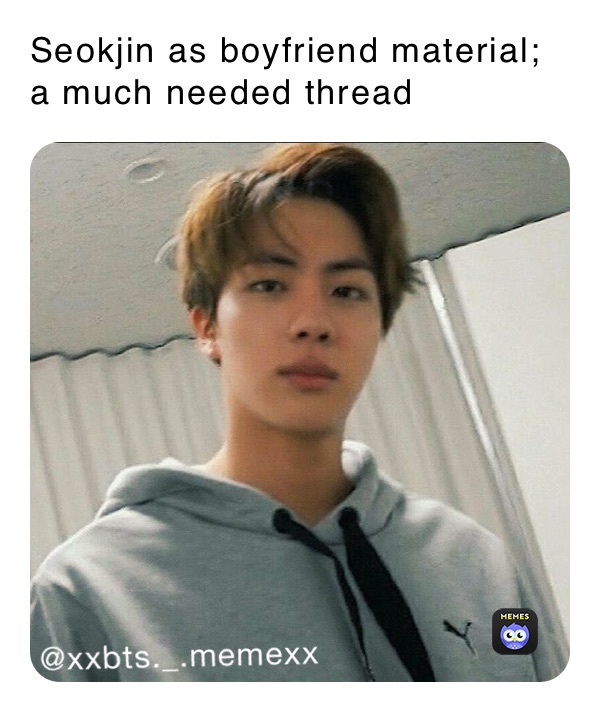Seokjin as boyfriend material; a much needed thread