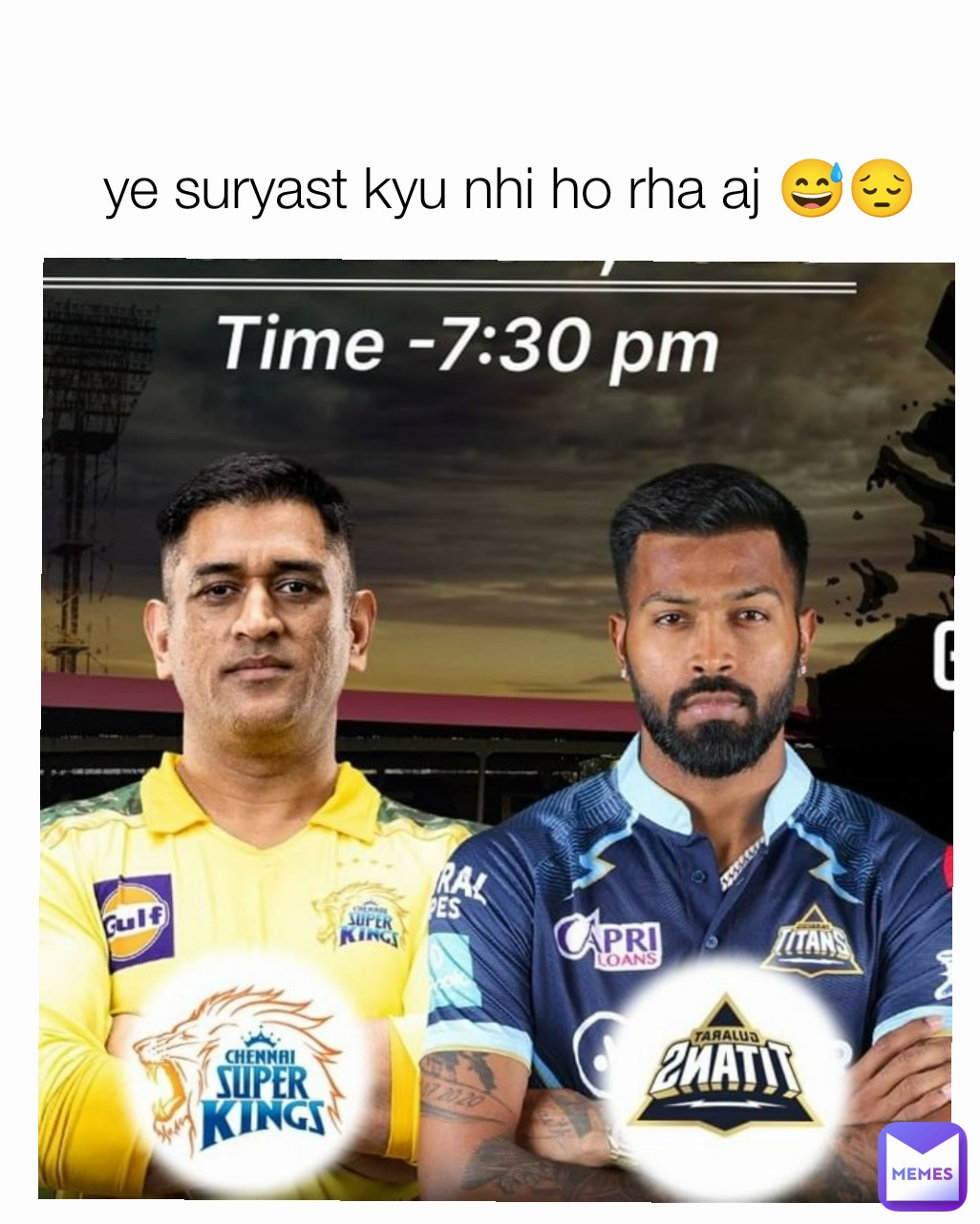 ye suryast kyu nhi ho rha aj 😅😔