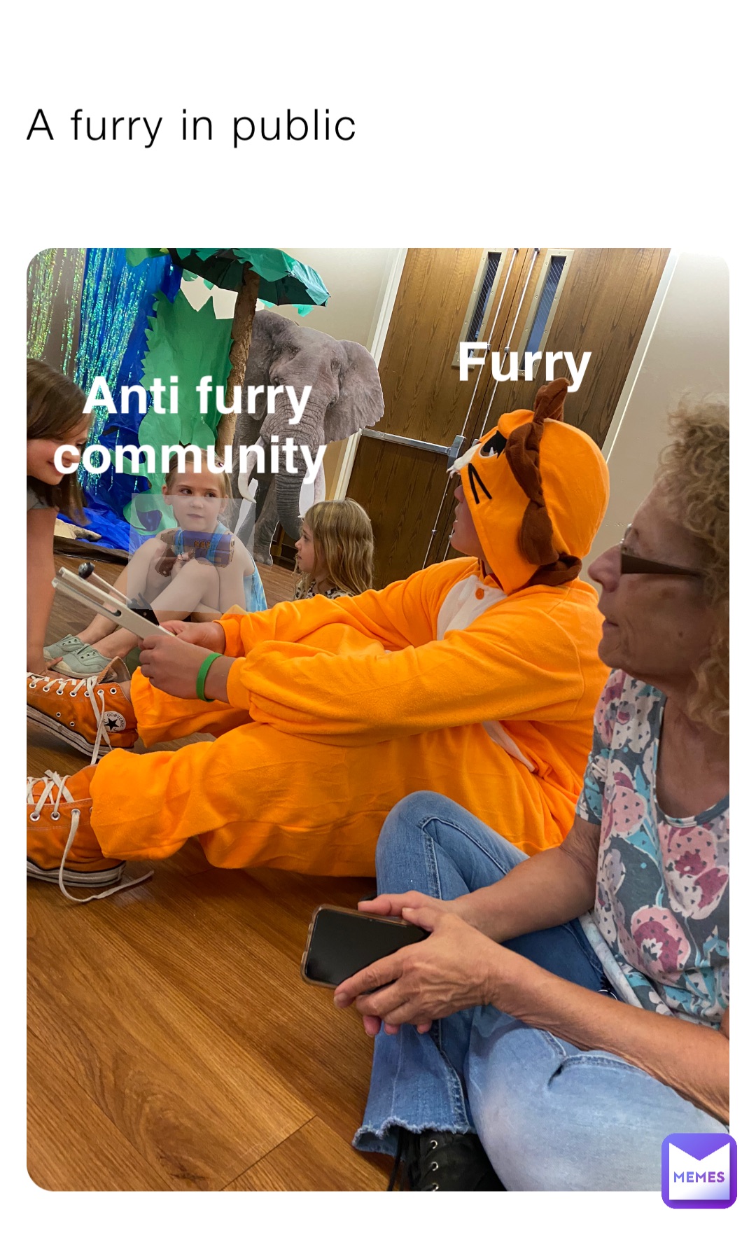 A furry in public Furry Anti furry community