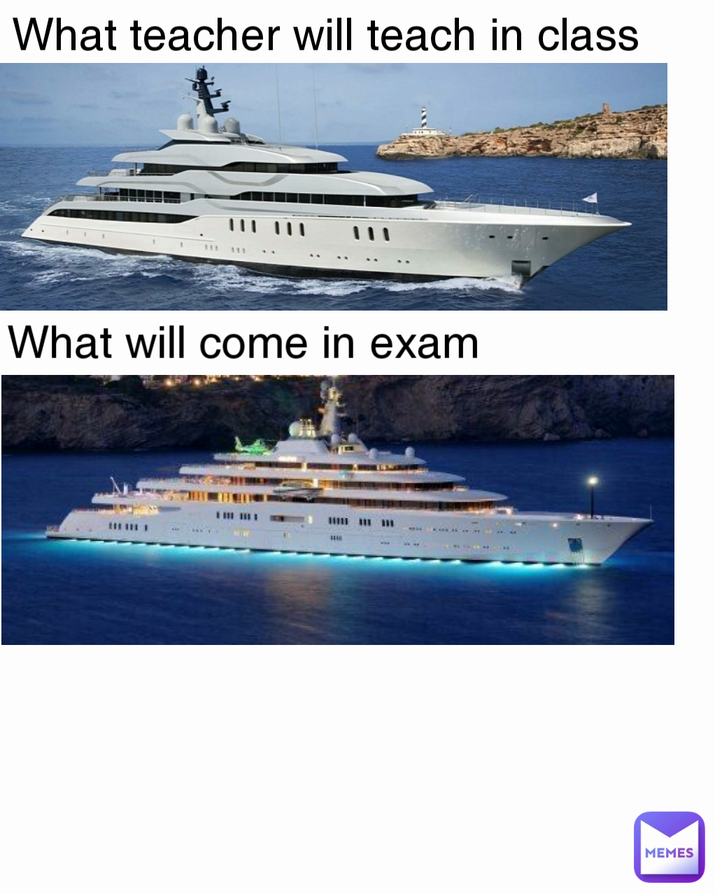 What will come in exam What teacher will teach in class