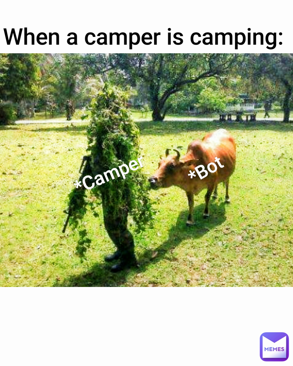 When a camper is camping: *Camper *Bot
