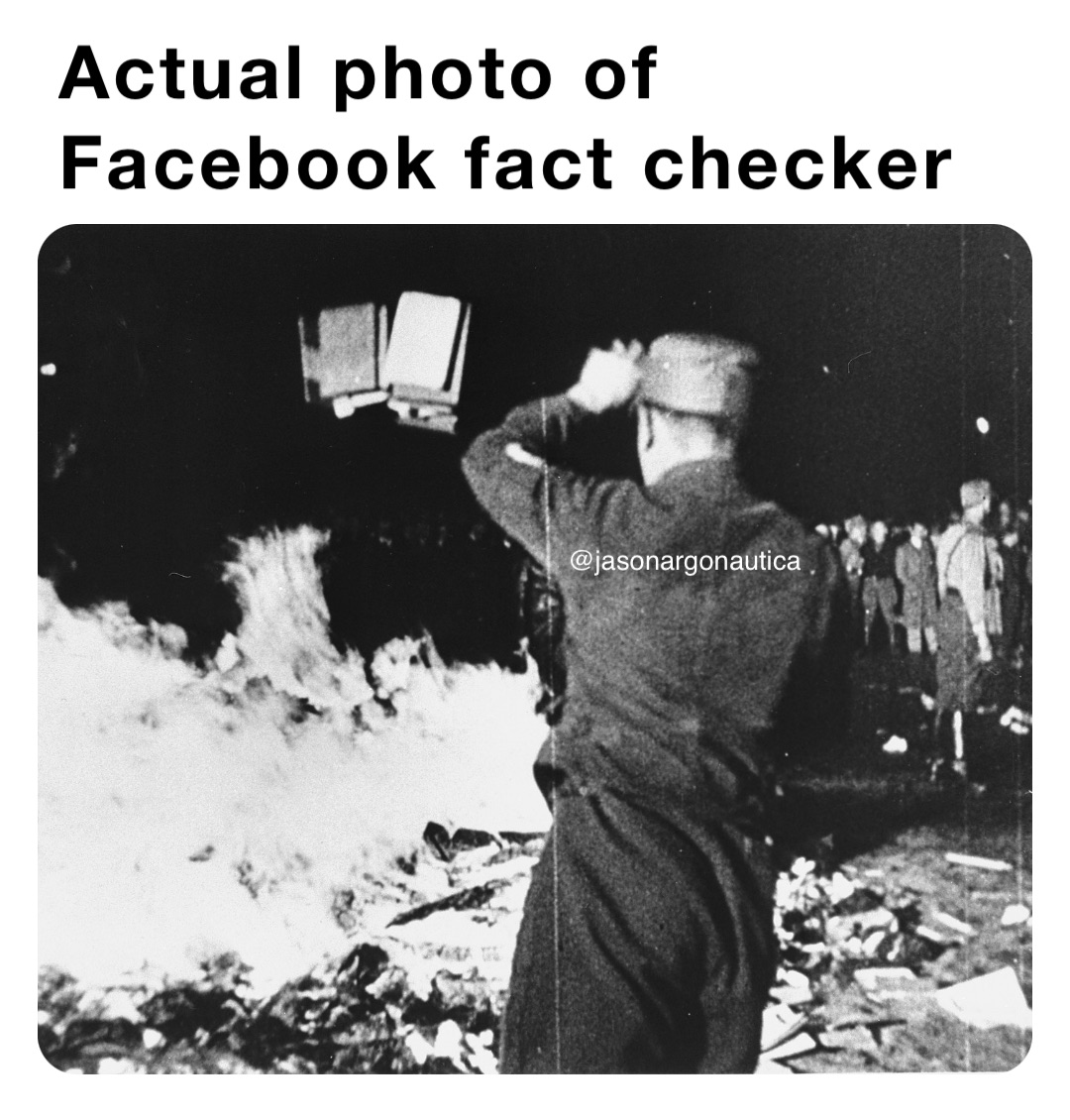 Actual photo of Facebook fact checker @jasonargonautica