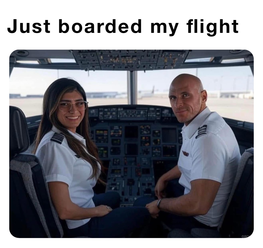 Just boarded my flight
