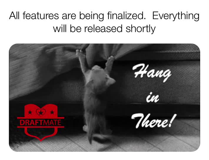 #new  #feature  #update  #draftmate