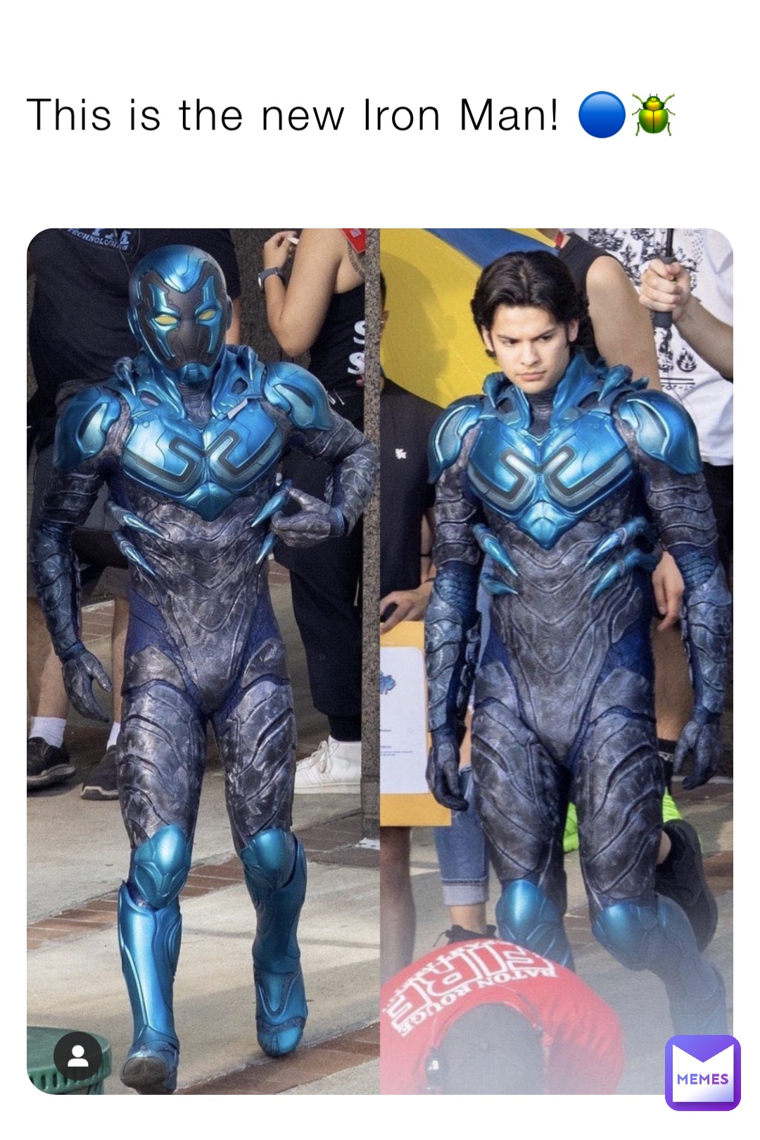 This is the new Iron Man! 🔵🪲