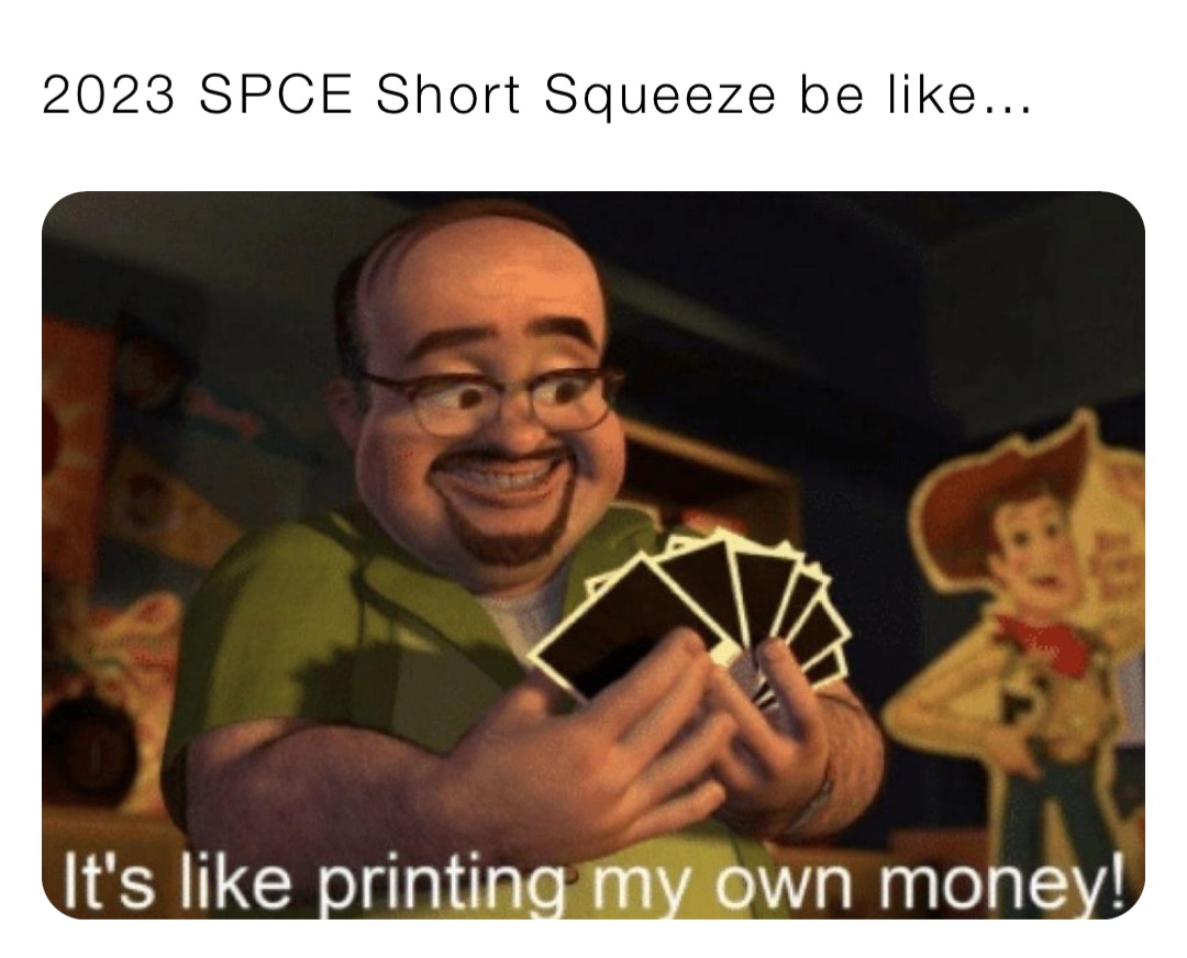 2023 SPCE Short Squeeze be like…