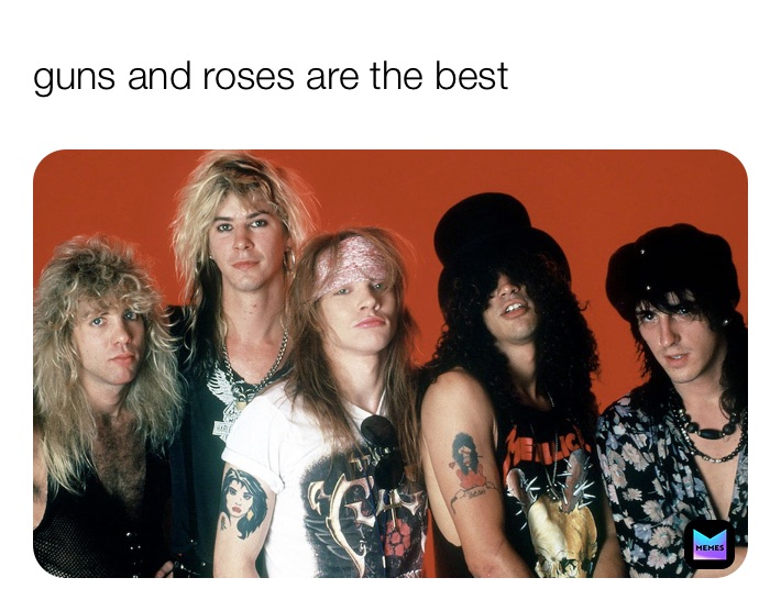 guns and roses are the best 