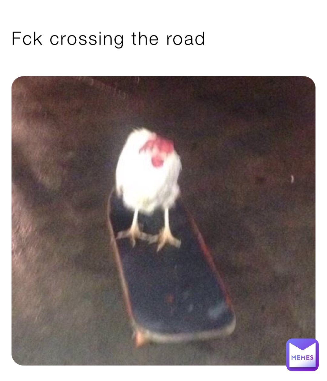 Fck crossing the road