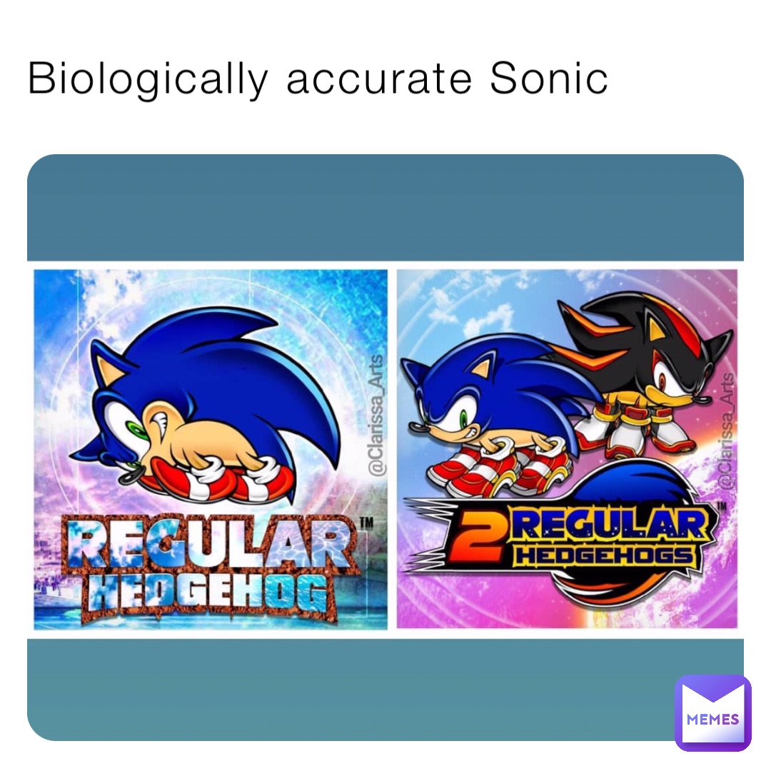 Biologically accurate Sonic