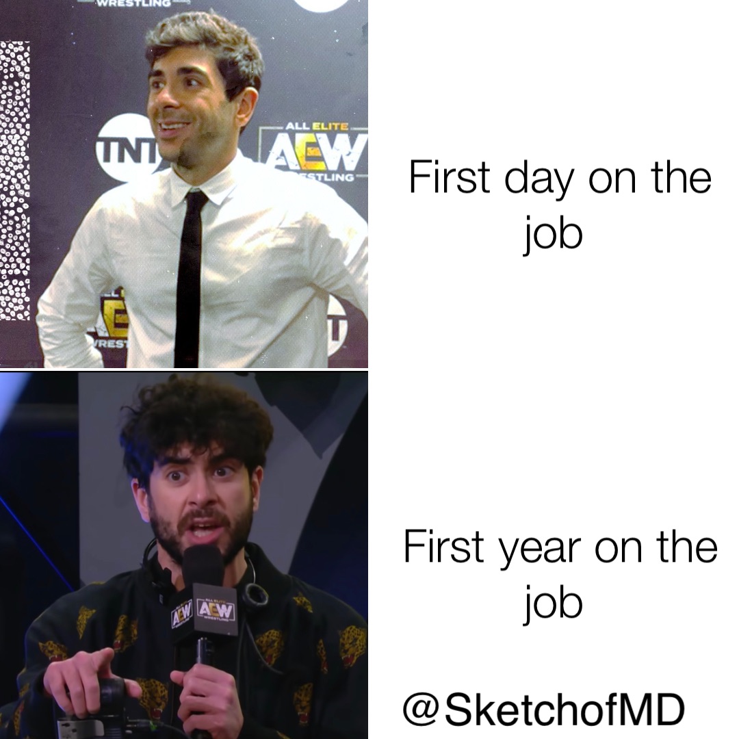 First day on the job First year on the job @SketchofMD