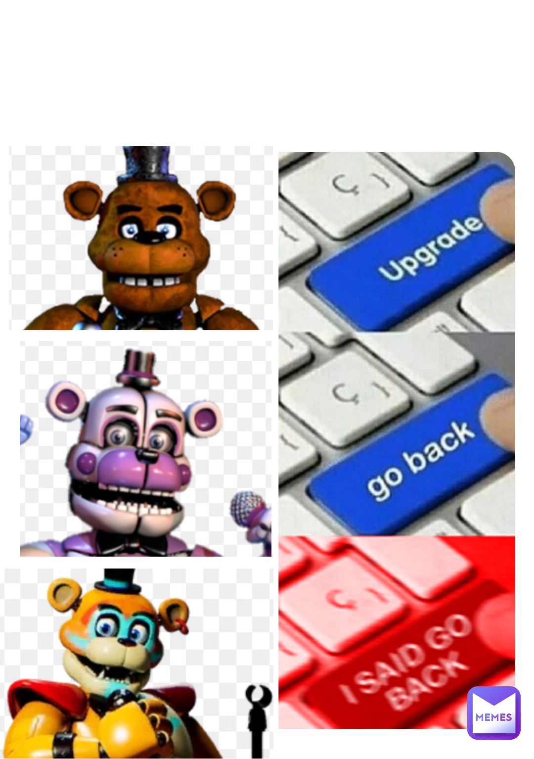 ROCKSTAR! ! ! freddy  Fnaf, Fnaf memes, Anime fnaf