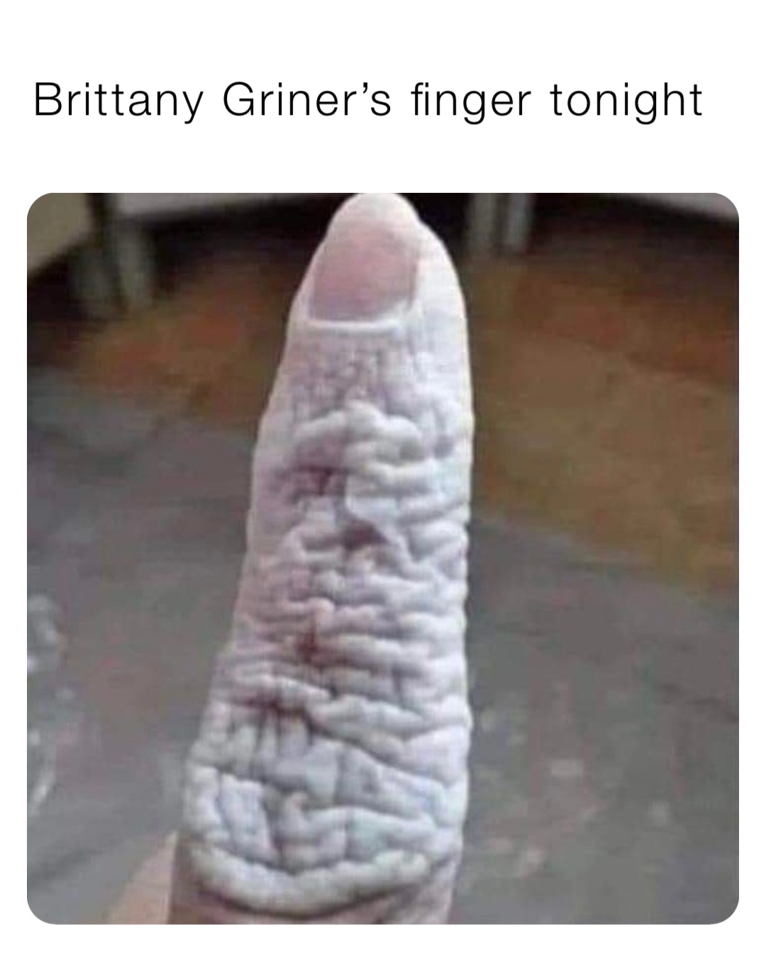 Brittany Griner’s finger tonight
