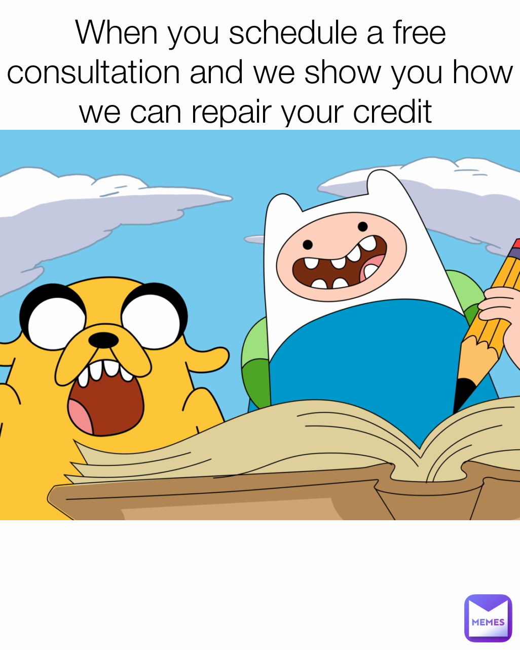 When you schedule a free consultation and we show you how we can repair your credit 