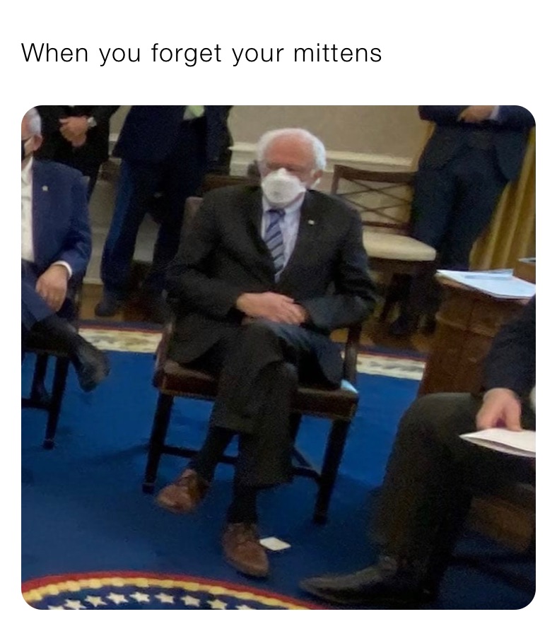 When you forget your mittens 