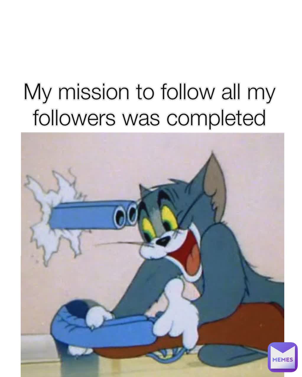 My mission to follow all my followers was completed