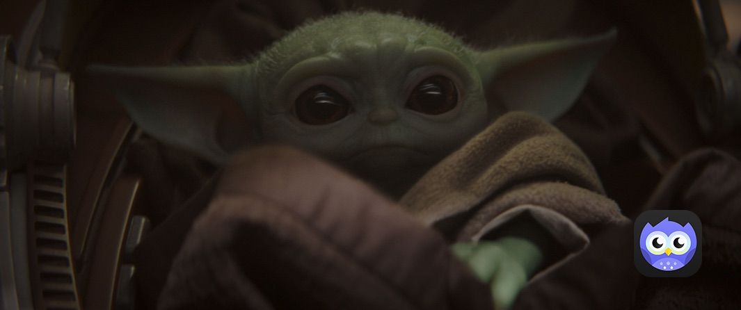 just to make you happy here is Baby Yoda