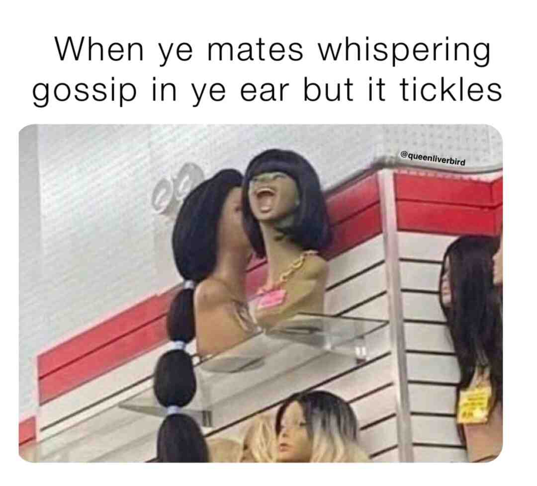 Tickley whispers
.
.
.
#scousememes #memes #sassymemes #memequeen #sassyqueen #savagequeen #queenliverbird #liverbird #scousebirds #liverpoollasses #britishmemes #tiktokmemes #ukmemes #british #funnymemes #funnymemesdaily #relateable #relateablememes #pma #positivementalattitude #positivevibes #positiveenergy #2023 #justforlaughs