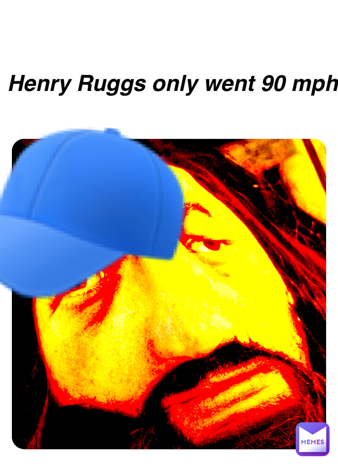 👑👑 🧢 Henry Ruggs only went 90 mph