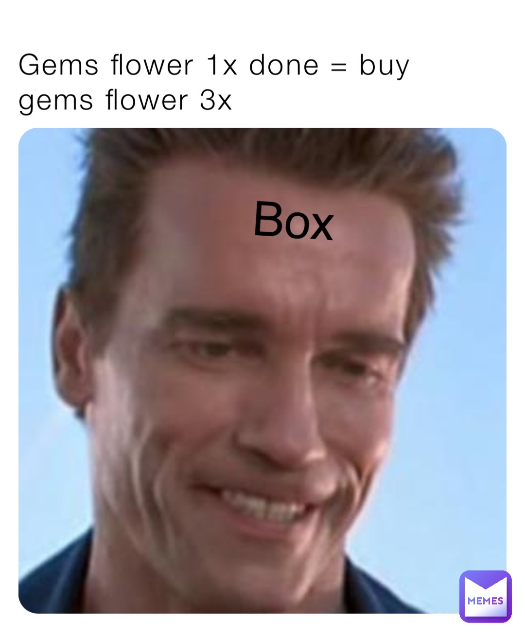 Gems flower 1x done = buy gems flower 3x Box
