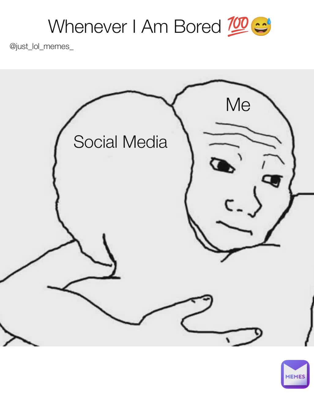 Whenever I Am Bored 💯😅 Me Social Media @just_lol_memes_