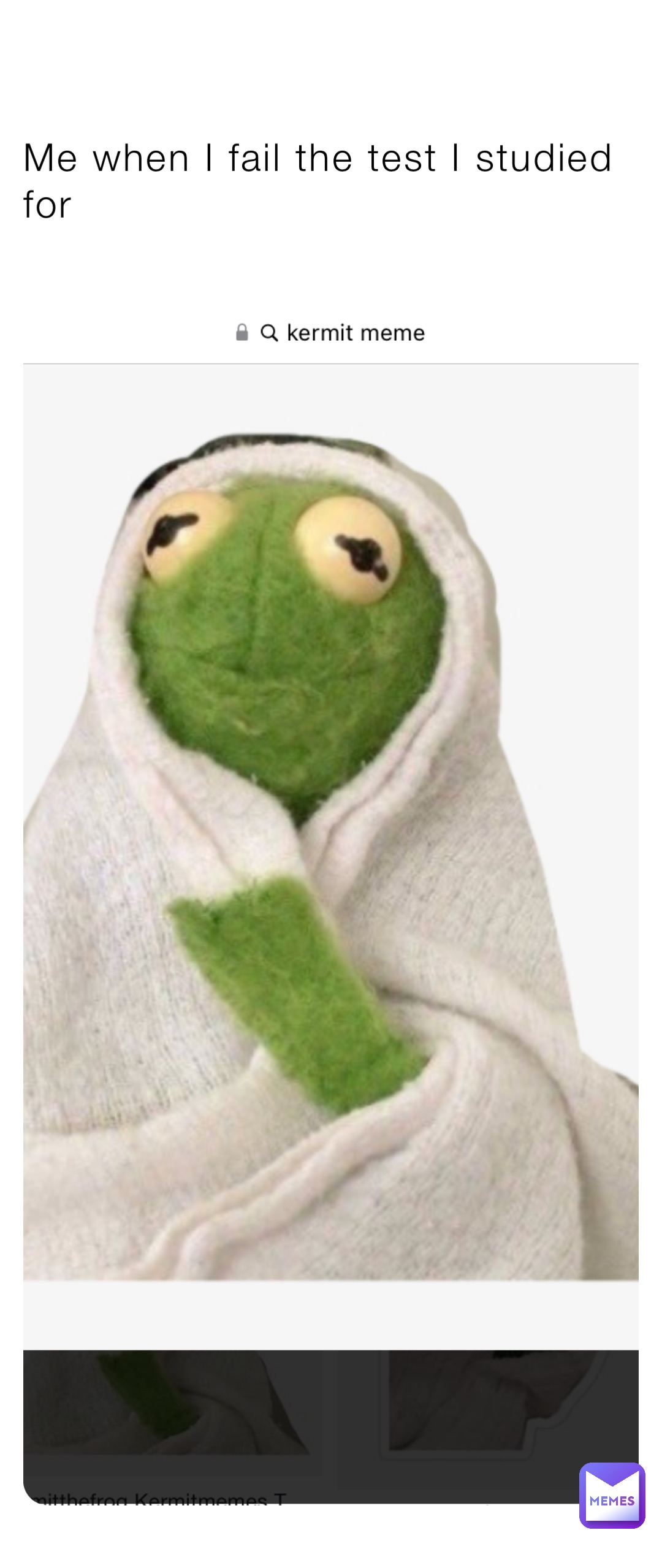 Me when I fail the test I studied for