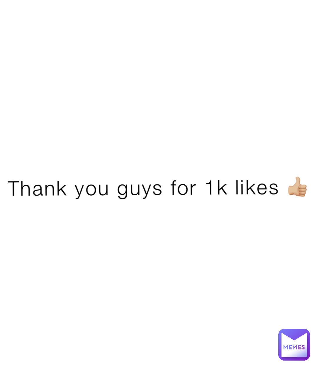 Thank you guys for 1k likes 👍🏼