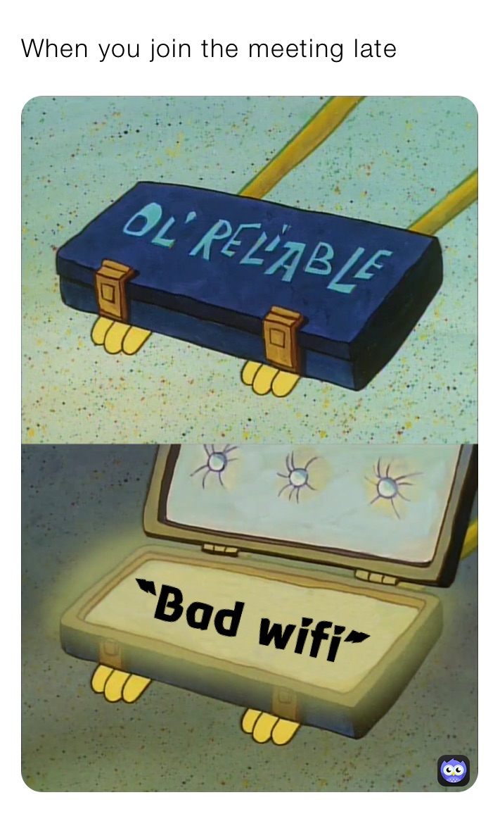 When you join the meeting late