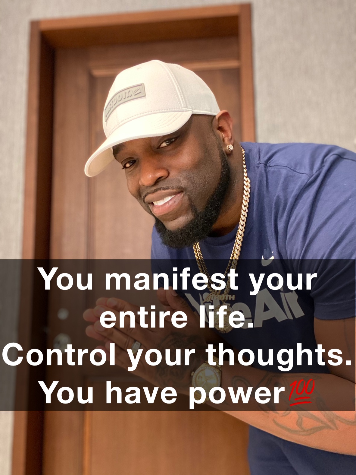 You manifest your entire life. 
Control your thoughts. You have power💯