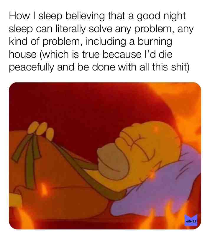 #funny  #burnthehouse  #iwanttodiepeacefullyandbedonewithallthisshit  #deepsleep