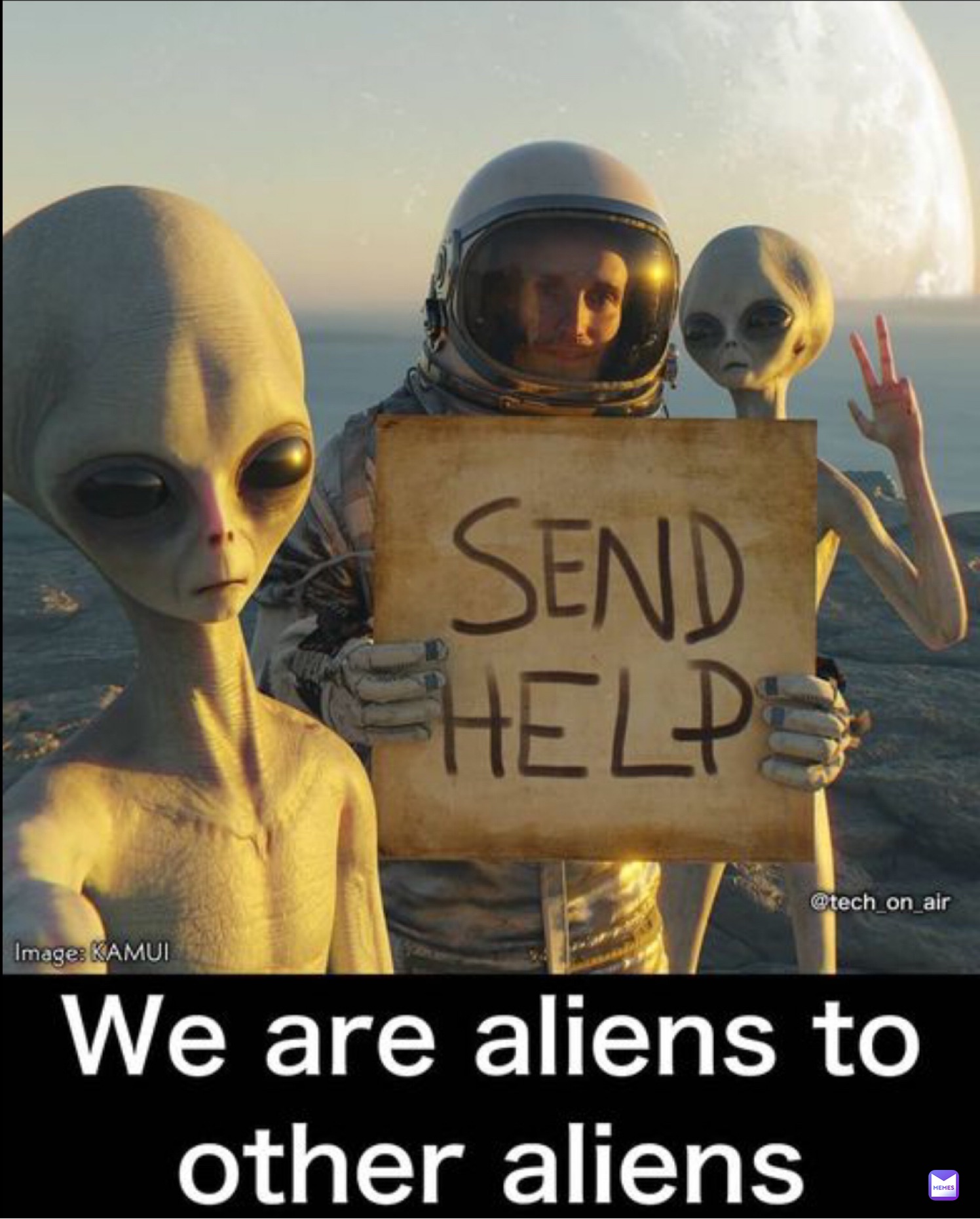 funny aliens meme