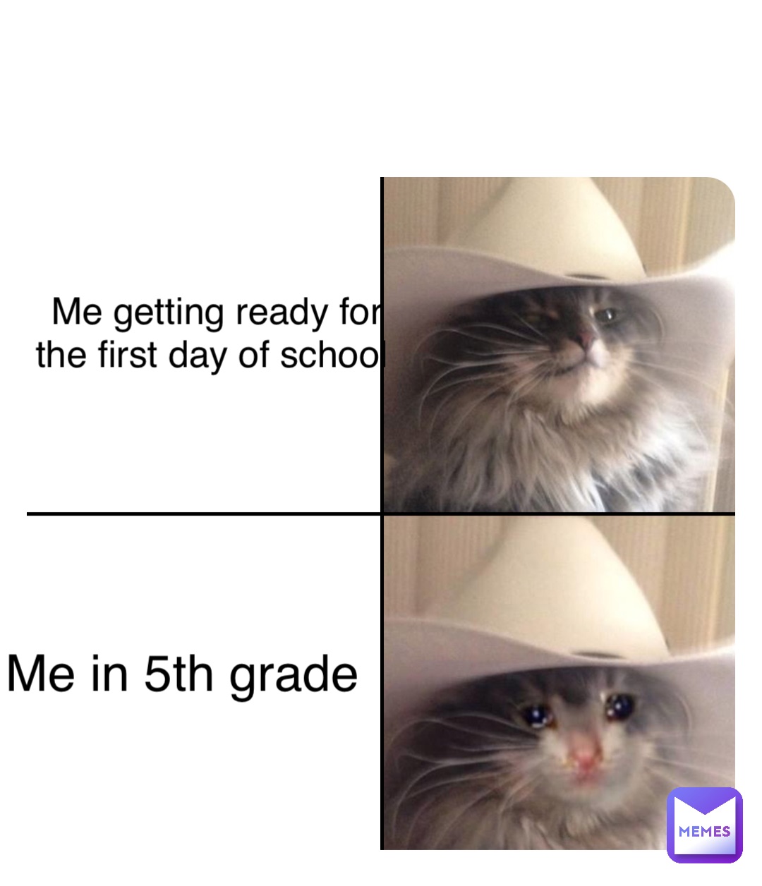 Double tap to edit Me getting ready for the first day of school Me in 5th grade