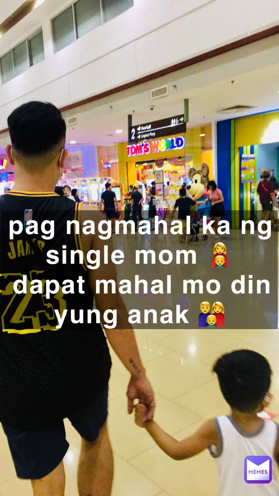 pag nagmahal ka ng single mom 👩‍👦
dapat mahal mo din yung anak 👨‍👩‍👦